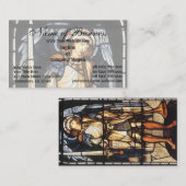 Carte De Visite Saint Michael (vitrail) par Burne Jones (Devant / Derrière)