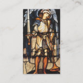 Carte De Visite Saint Michael (vitrail) par Burne Jones (Dos)