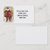 Carte De Visite Saint-Nicolas du XIXe siècle (Devant / Derrière)