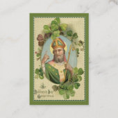 Carte De Visite Saint Patrick's Holy Card avec prière irlandaise (Devant)