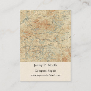 Carte De Visite Saint Regis Canoe Area Détails dans les Adirondack