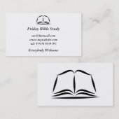 Carte De Visite Sainte Bible (Devant / Derrière)