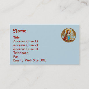 Carte De Visite Sainte Cécile de Rome (BK 003)