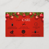 Carte De Visite Saison de Noël d'entreprise moderne (Devant)