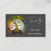 Carte De Visite Saisons | Arbre de vie (Devant)