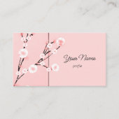 Carte De Visite Sakura moderne (Devant)