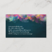 Carte De Visite Sakura Tree - Feuillage coloré (Dos)