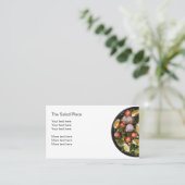 Carte De Visite Salad Restaurant Business Cfard (Debout devant)