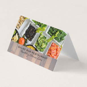 Carte De Visite Salade Bar Culinaire