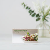 Carte De Visite Salade Bar | Culinaire (Debout devant)