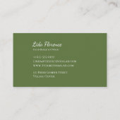 Carte De Visite Salade Bliss (Dos)