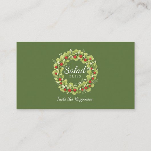 Carte De Visite Salade Bliss (Devant)