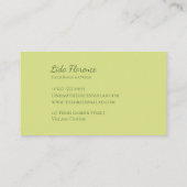 Carte De Visite Salade Bliss (Dos)