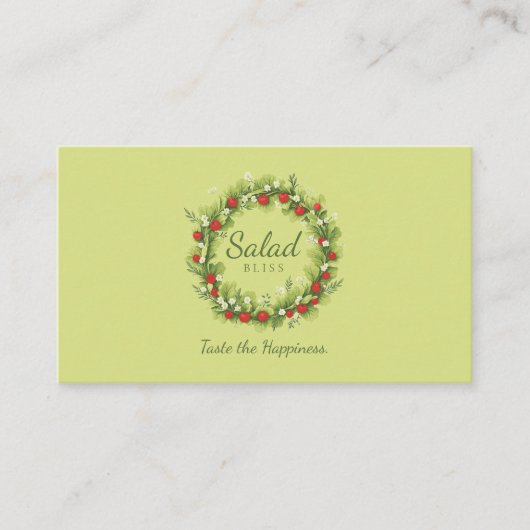 Carte De Visite Salade Bliss (Devant)