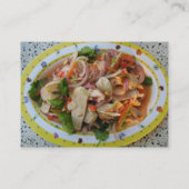 Carte De Visite Salade de Saucisses épicées thaïlandaises ... Alim (Dos)