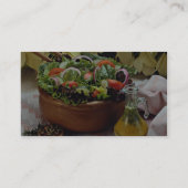 Carte De Visite Salade végétale mélangée (Dos)