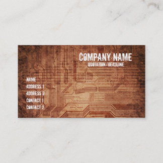 carte de visite sale de conception