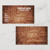 carte de visite sale de conception (Devant / Derrière)