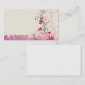 Carte de visite sale de fleurs (Devant / Derrière)