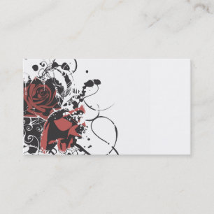 Carte de visite sale de roses