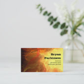 carte de visite sale du feu (Debout devant)