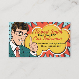 Carte De Visite Salesman
