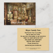 Carte De Visite Salle à manger, château de Neuschwanstein, (Devant / Derrière)