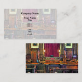 Carte De Visite Salle d'audience (Devant / Derrière)