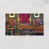 Carte De Visite Salle d'audience (Dos)