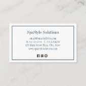 Carte De Visite Salle de bain moderne élégant Améliorations (Dos)