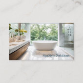 Carte De Visite Salle de bain moderne élégant Améliorations (Devant)