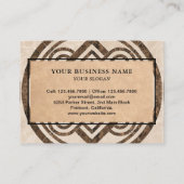 Carte De Visite Salle de bains Brown en marbre Plancher Carrelage (Dos)