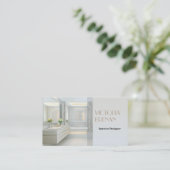 Carte De Visite Salle de bains de lumière de meubles de (Debout devant)