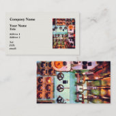 Carte De Visite Salle de contrôle électrique Steampunk (Devant / Derrière)