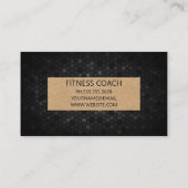 Carte De Visite Salle De Fitness | Exercice (Dos)