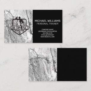 Carte De Visite Salle De Fitness   Formateur personnel