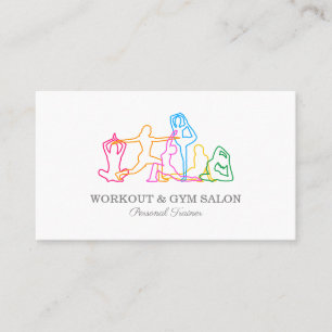 Carte De Visite Salle De Fitness Personnelle