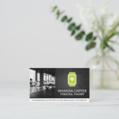 Carte De Visite Salle de gym | Moniteur cardiaque (Debout devant)