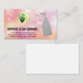 Carte De Visite Salle de nettoyage du compartiment | Bouteille de  (Devant / Derrière)