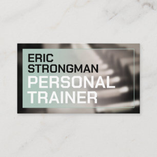 Carte De Visite Salle de sport au style audacieux