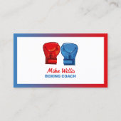 Carte De Visite Salle De Sport De Boxe (Devant)