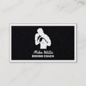 Carte De Visite Salle De Sport De Boxe Premium (Devant)