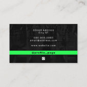 Carte De Visite Salle de sport moderne (Dos)