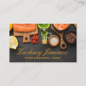 Carte De Visite Salmon | Épices (Devant)