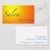 Carte De Visite Salon (Devant / Derrière)