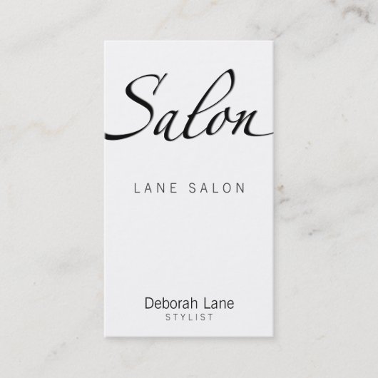 Carte De Visite Salon (Devant)