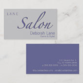 Carte De Visite Salon (Devant / Derrière)