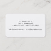 Carte De Visite Salon (Dos)