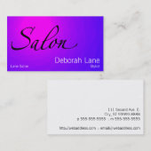 Carte De Visite Salon (Devant / Derrière)