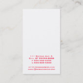 Carte De Visite Salon (Dos)